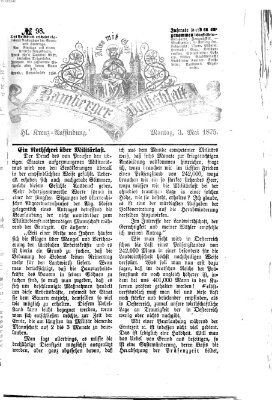 Bamberger Volksblatt Montag 3. Mai 1875