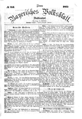 Neues bayerisches Volksblatt Montag 13. September 1875