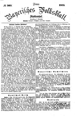 Neues bayerisches Volksblatt Samstag 6. November 1875