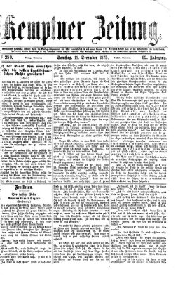 Kemptner Zeitung Samstag 11. Dezember 1875