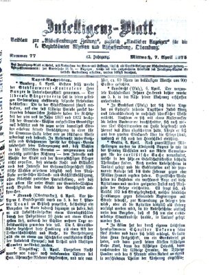 Aschaffenburger Zeitung Mittwoch 7. April 1875