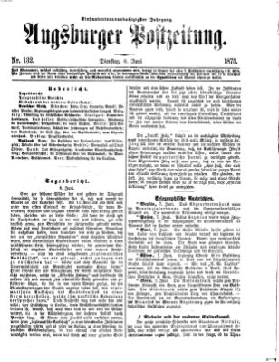 Augsburger Postzeitung Dienstag 8. Juni 1875