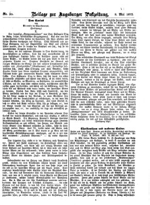 Augsburger Postzeitung Samstag 8. Mai 1875