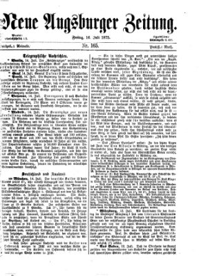 Neue Augsburger Zeitung Freitag 16. Juli 1875