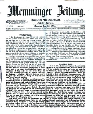 Memminger Zeitung Sonntag 30. Mai 1875
