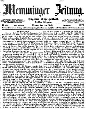 Memminger Zeitung Freitag 23. Juli 1875