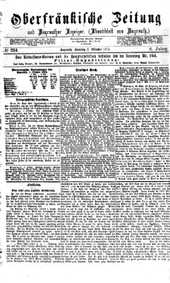 Oberfränkische Zeitung und Bayreuther Anzeiger (Bayreuther Anzeiger) Sonntag 3. Oktober 1875