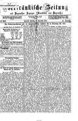Oberfränkische Zeitung und Bayreuther Anzeiger (Bayreuther Anzeiger) Sonntag 28. November 1875