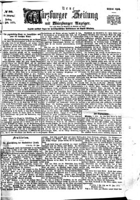Neue Würzburger Zeitung Freitag 5. Februar 1875