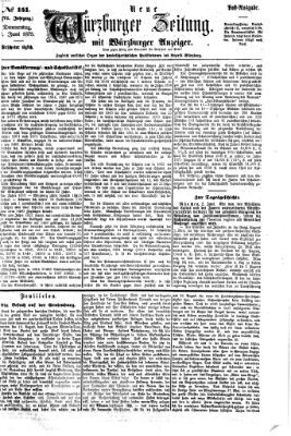 Neue Würzburger Zeitung Donnerstag 3. Juni 1875