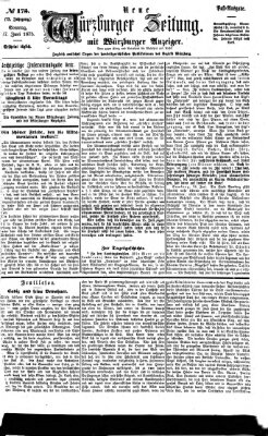 Neue Würzburger Zeitung Sonntag 27. Juni 1875