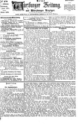 Neue Würzburger Zeitung Mittwoch 30. Juni 1875