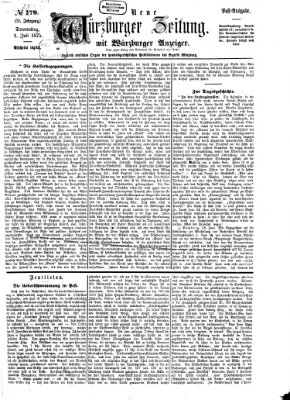 Neue Würzburger Zeitung Donnerstag 1. Juli 1875