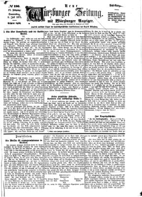 Neue Würzburger Zeitung Donnerstag 8. Juli 1875