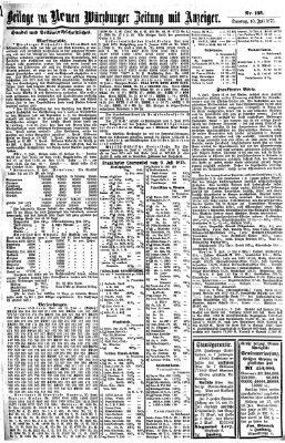 Neue Würzburger Zeitung Samstag 10. Juli 1875