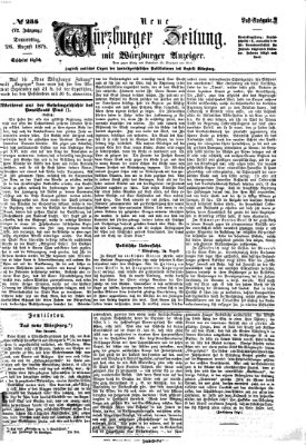 Neue Würzburger Zeitung Donnerstag 26. August 1875