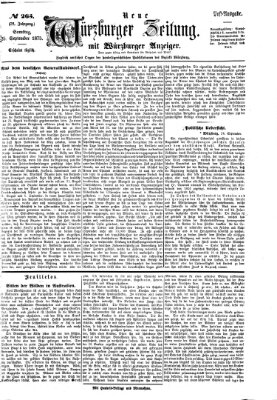 Neue Würzburger Zeitung Samstag 25. September 1875