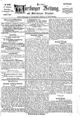 Neue Würzburger Zeitung Donnerstag 30. September 1875