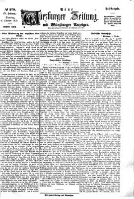 Neue Würzburger Zeitung Samstag 9. Oktober 1875