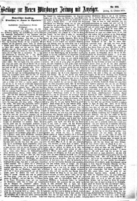 Neue Würzburger Zeitung Freitag 15. Oktober 1875