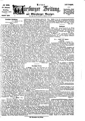 Neue Würzburger Zeitung Samstag 4. Dezember 1875