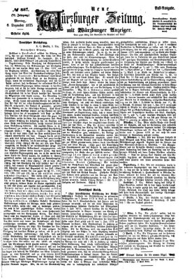 Neue Würzburger Zeitung Montag 6. Dezember 1875