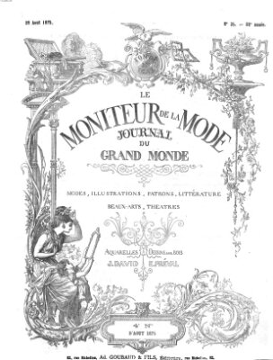 Le Moniteur de la mode Samstag 28. August 1875