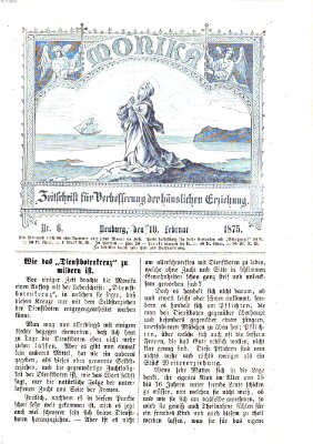 Katholische Schulzeitung (Bayerische Schulzeitung) Mittwoch 10. Februar 1875