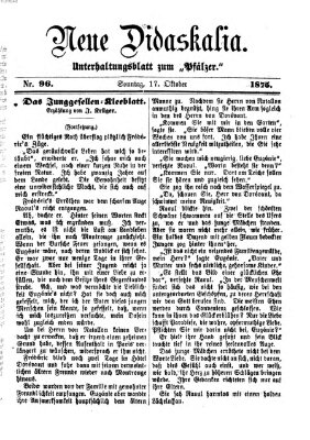 Neue Didaskalia (Pfälzer) Sonntag 17. Oktober 1875