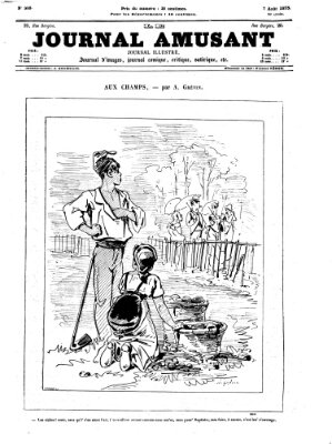 Le Journal amusant Samstag 7. August 1875