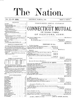 The nation Donnerstag 4. März 1875