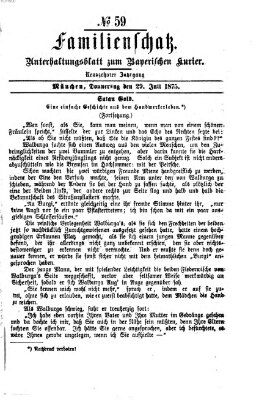Familienschatz (Bayerischer Kurier) Donnerstag 29. Juli 1875