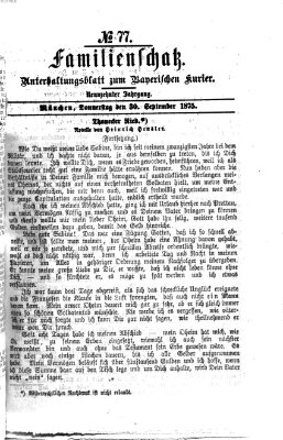 Familienschatz (Bayerischer Kurier) Donnerstag 30. September 1875