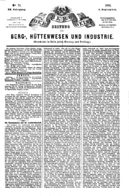 Der Berggeist Freitag 3. September 1875