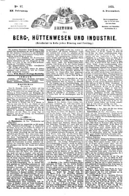 Der Berggeist Freitag 3. Dezember 1875