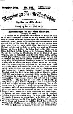 Augsburger neueste Nachrichten Samstag 22. Mai 1875