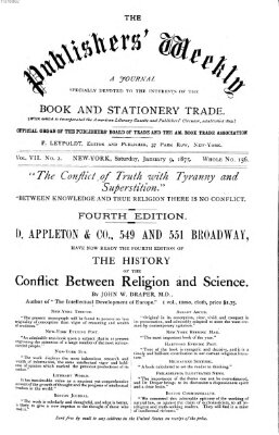 Publishers' weekly Samstag 9. Januar 1875