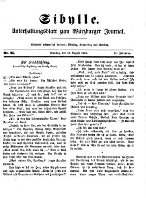 Sibylle (Würzburger Journal) Mittwoch 11. August 1875