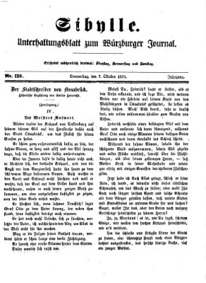 Sibylle (Würzburger Journal) Donnerstag 7. Oktober 1875