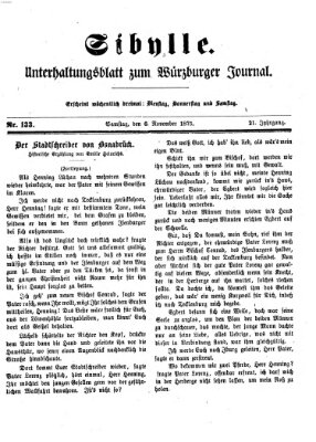 Sibylle (Würzburger Journal) Samstag 6. November 1875