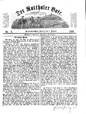 Rottaler Bote Freitag 4. Februar 1876