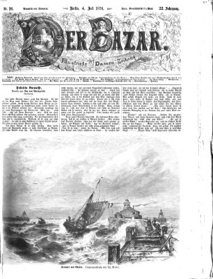 Der Bazar Dienstag 4. Juli 1876