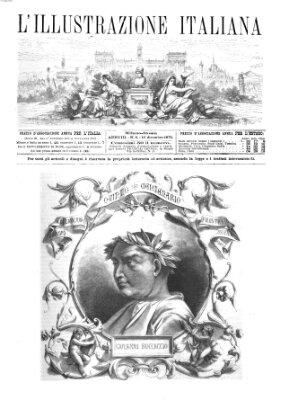 L' Illustrazione italiana Sonntag 19. Dezember 1875