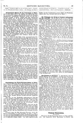 Deutsche Bauzeitung 〈Berlin〉 Mittwoch 26. Januar 1876