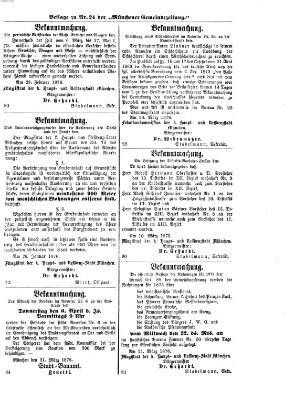 Münchener Gemeinde-Zeitung Donnerstag 23. März 1876