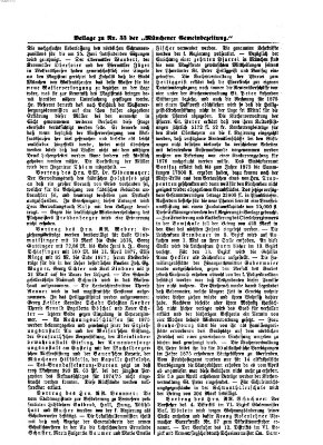 Münchener Gemeinde-Zeitung Sonntag 23. April 1876