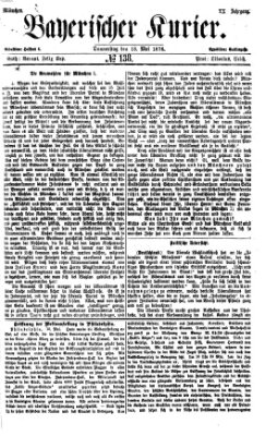 Bayerischer Kurier Donnerstag 18. Mai 1876