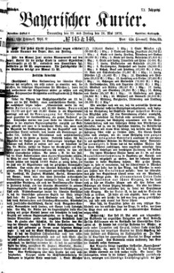 Bayerischer Kurier Freitag 26. Mai 1876