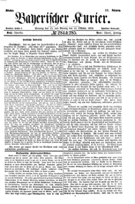 Bayerischer Kurier Montag 16. Oktober 1876