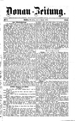 Donau-Zeitung Dienstag 4. Januar 1876